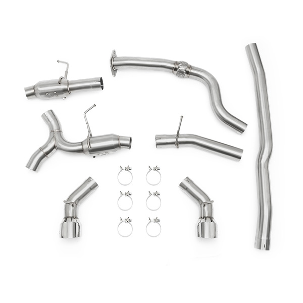 Mishimoto — Mishimoto 2016+ Chevrolet Camaro 2.0T Dual Polished Tip Cat-Back Exhaust - view 6